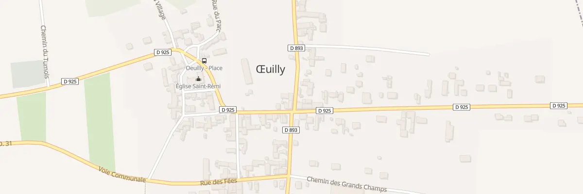 Plan du 3 Rue de Pargnan à Œuilly