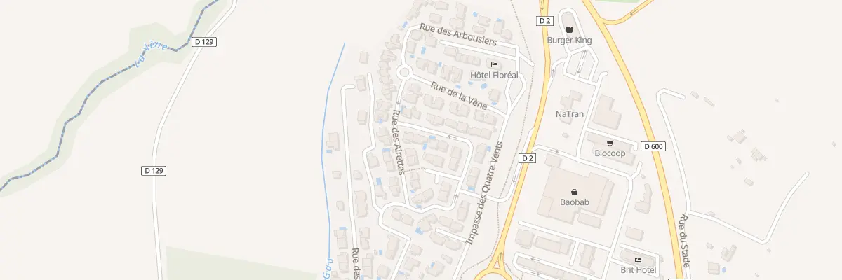 Plan du 20 Rue des Airettes à Balaruc-le-Vieux