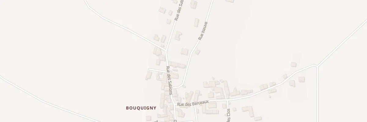 Plan du 1 Rue Neuve à Troissy