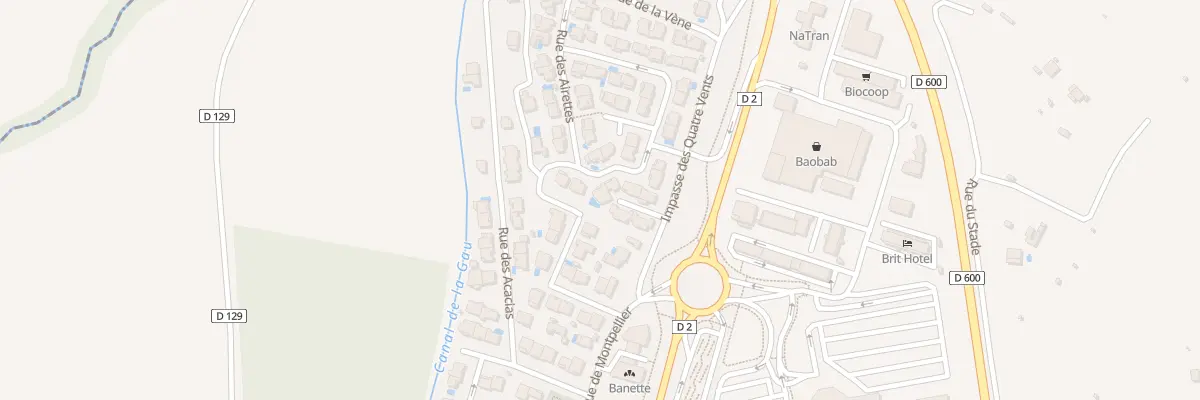 Plan du 11 Rue des Airettes à Balaruc-le-Vieux