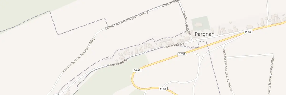 Plan du 42 Rue Principale à Pargnan