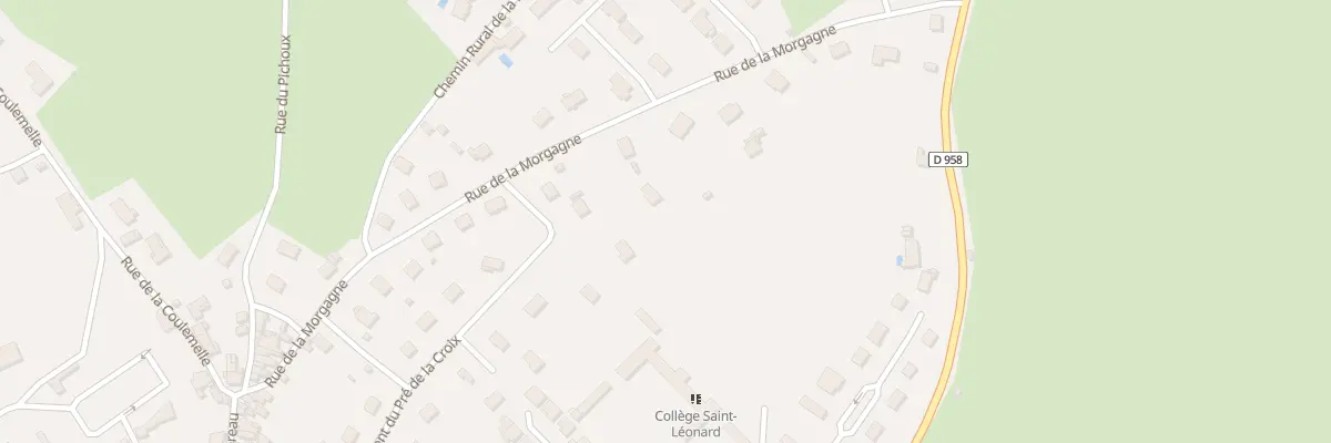 Plan du 24 Lot du Pre de la Croix à Corbigny