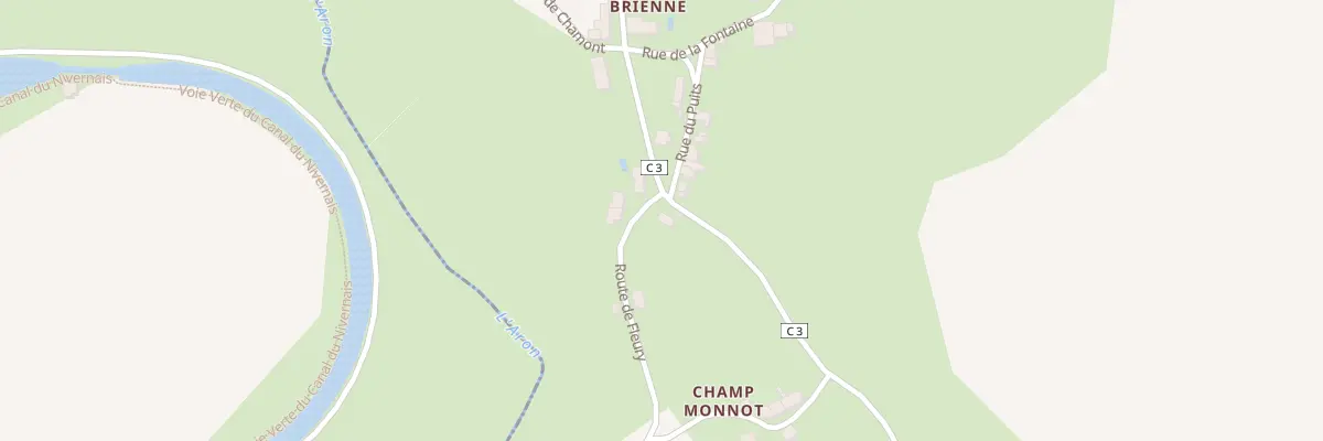 Plan du 32 Brienne à Brinay