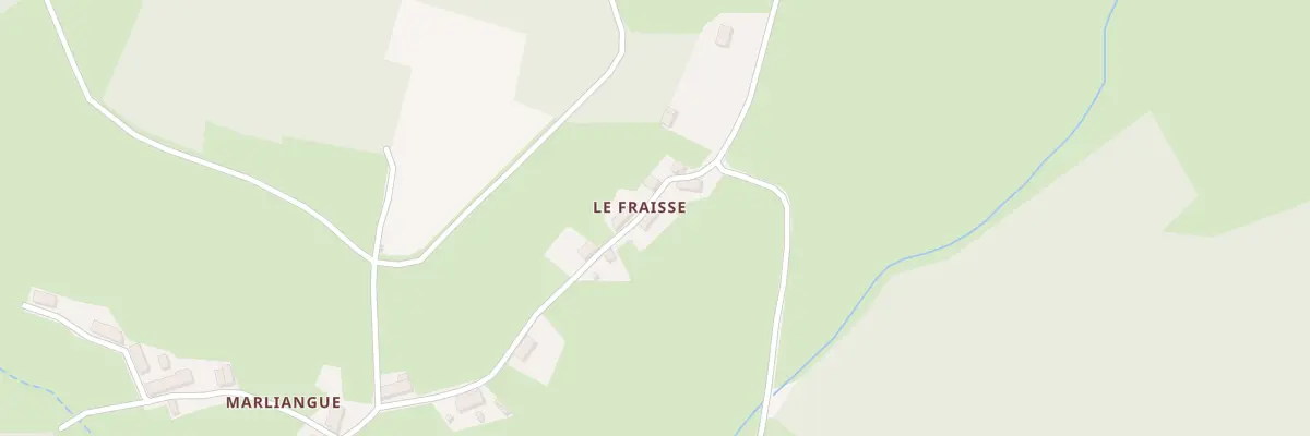 Plan du 5133 Le Fraisse à Thiolières