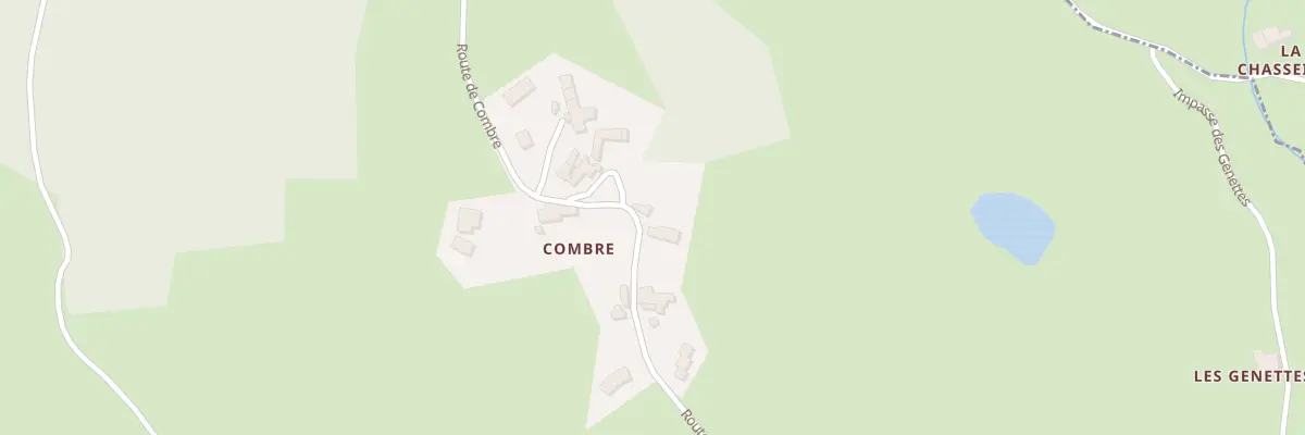 Plan du 1016 Rte de Combre à Chabreloche