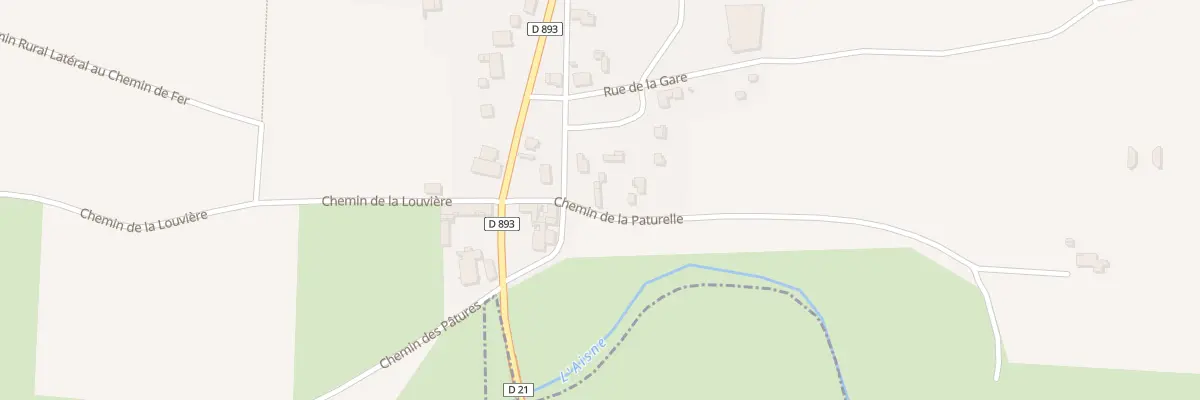 Plan du 3 Che de la Paturelle à Œuilly