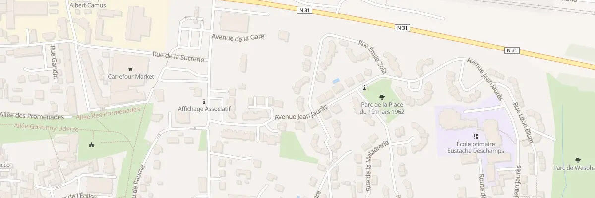 Plan du 3 Rue Emile Zola à Fismes