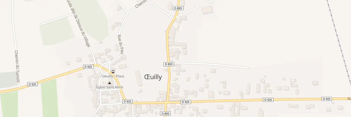 Plan du 16 Rue de Pargnan à Œuilly