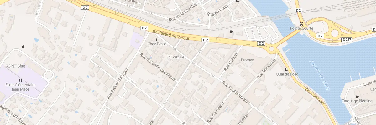 Plan du 45 Rue Paul Bousquet à Sète