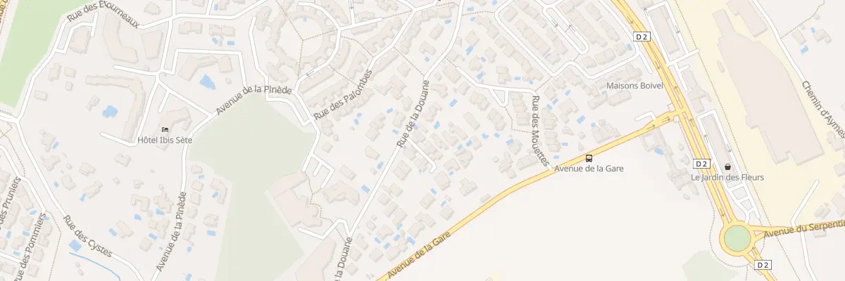 Plan du 15 Rue de la Douane à Balaruc-les-Bains