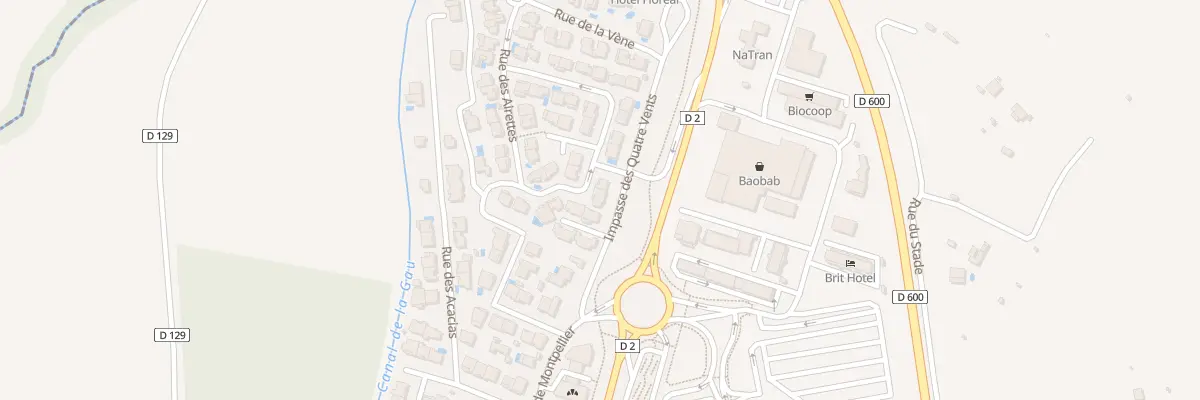 Plan du 3 Rue des Airettes à Balaruc-le-Vieux