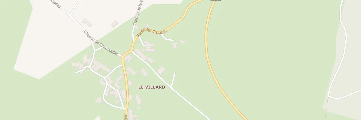 Plan du 5221 Le Villard à Saint-Privat-d’Allier