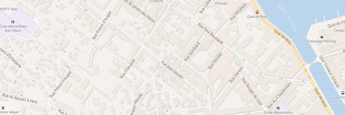 Plan du 13 Rue Docteur Roux à Sète