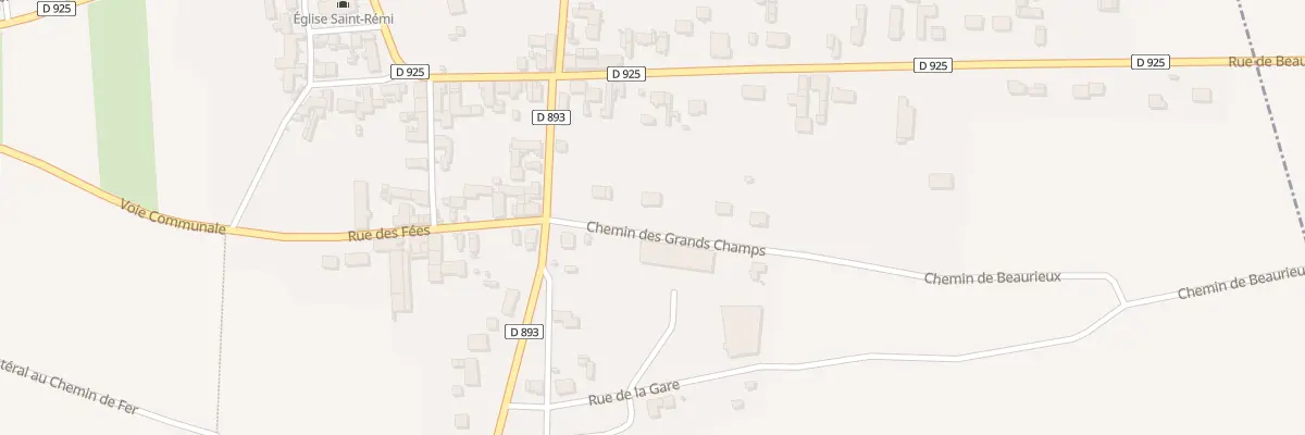 Plan du 5 Cr Chemin des Grands Champs à Œuilly