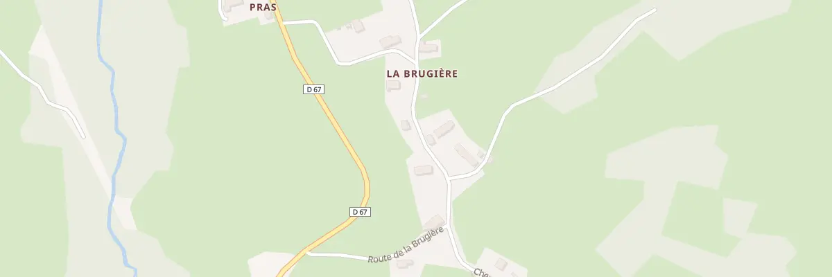 Plan du 5496 La Brugiere à Bertignat
