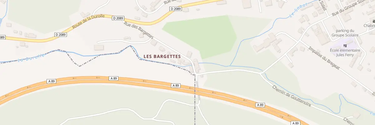 Plan du 9 Rue des Bargettes à Chabreloche