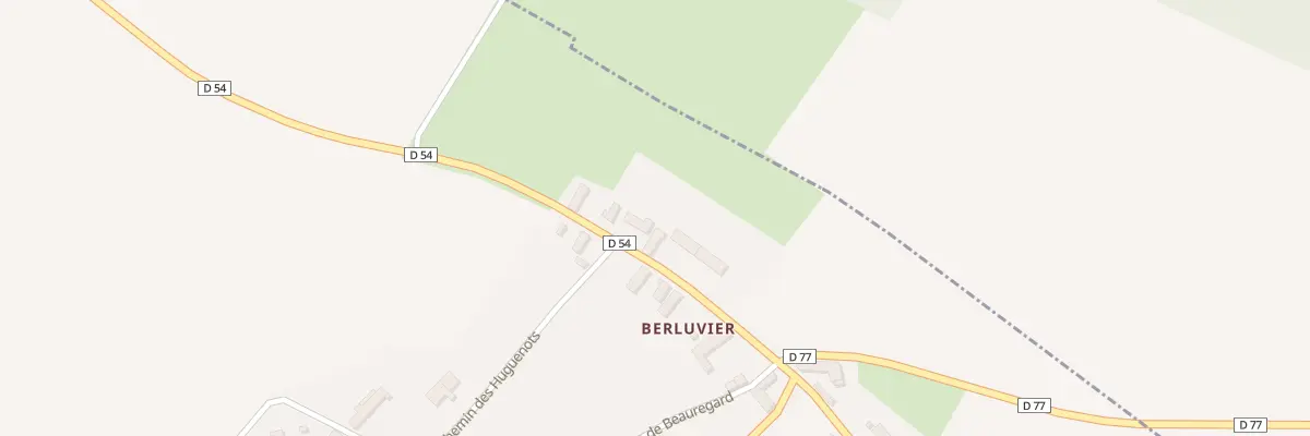 Plan du 5 Grande Rue à Bérulle
