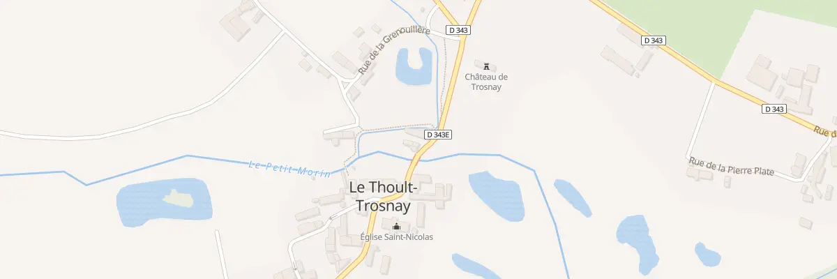 Plan du 12 Rue de l’Eglise au Thoult-Trosnay