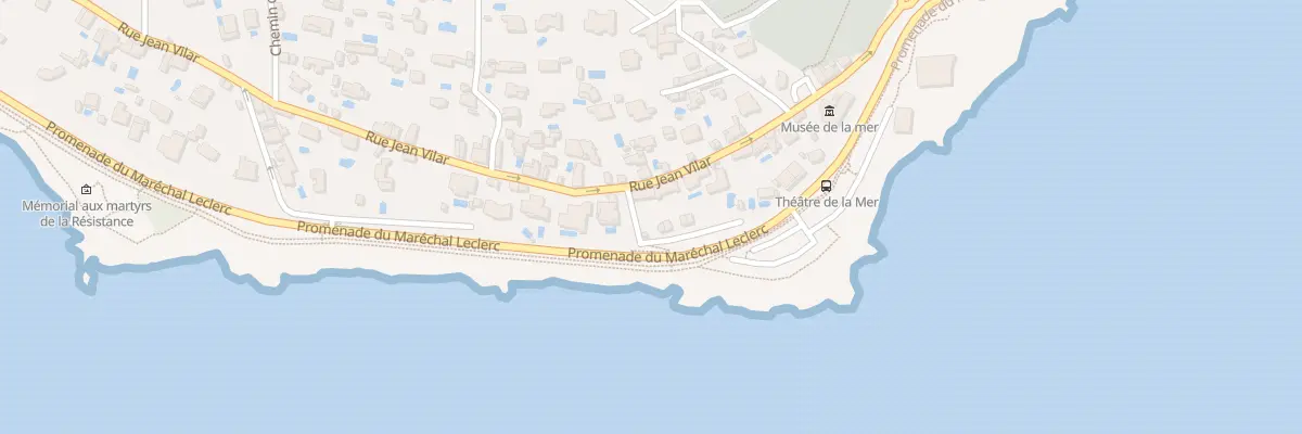 Plan du 1 Rue du Chant des Vagues à Sète
