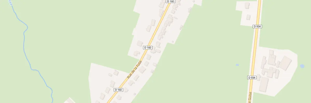 Plan du 90 Rue de la Folie à Landrecies