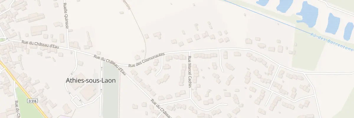 Plan du 6 Rue des Cosmonautes à Athies-sous-Laon