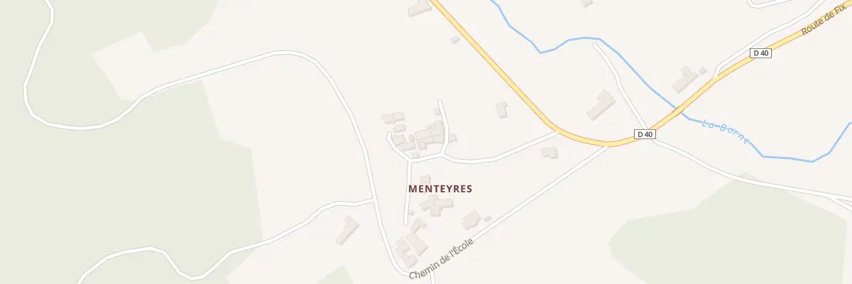 Plan du 1 Rue des Myosotis à Allègre