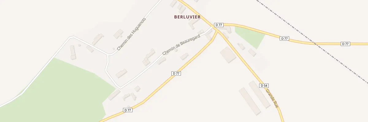 Plan du 4 Rte de Saint Florentin à Bérulle