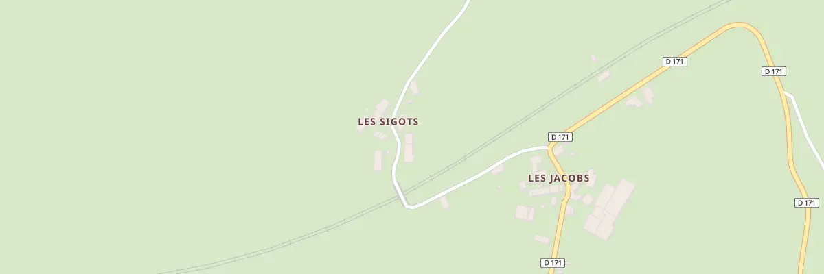Plan du 8 Rte des Sigot au Breuil