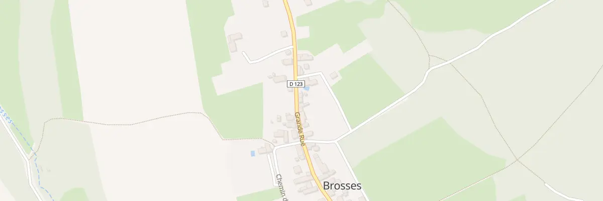 Plan du 58 Gr Grande Rue à Brosses