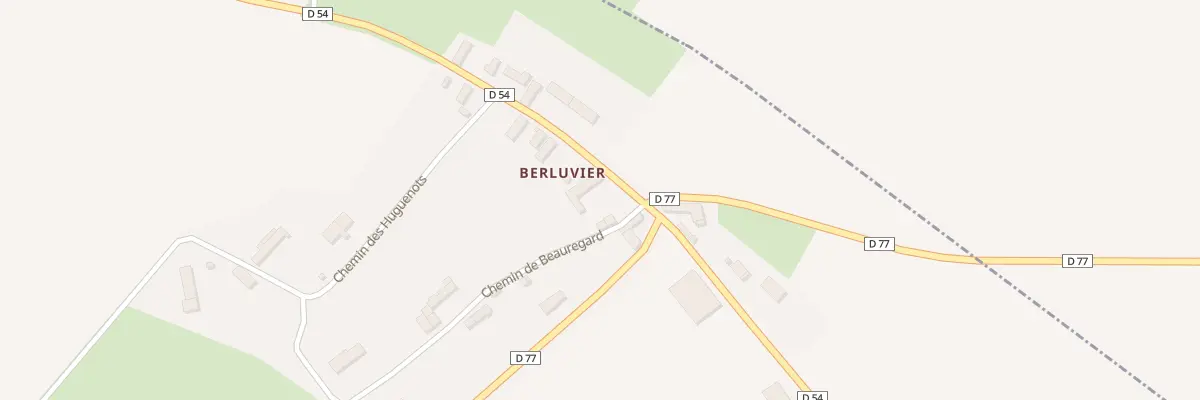 Plan du 6 Rue Grande Rue à Bérulle