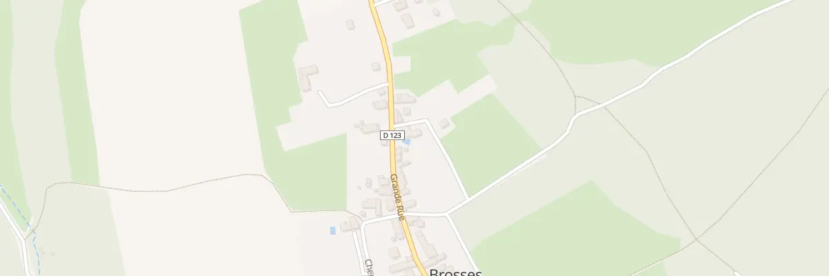 Plan du 60 Gr Grande Rue à Brosses