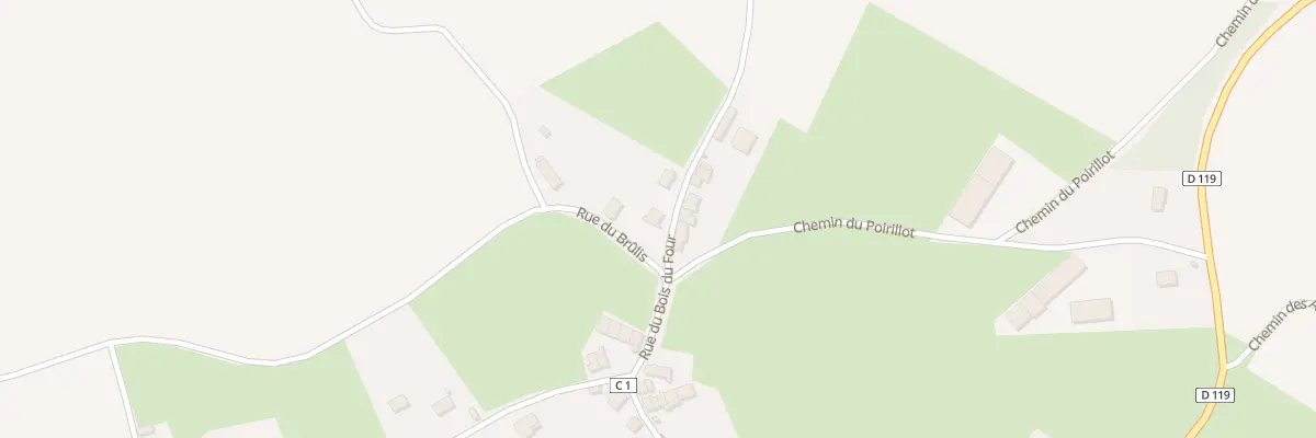 Plan du 75 La Rue du Bois du Four à Nuars
