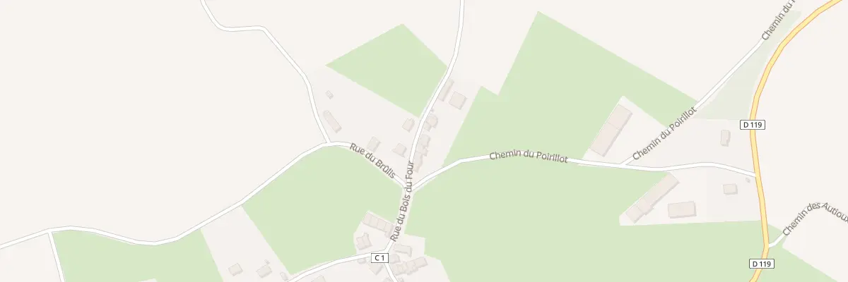 Plan du 6 Rue du Bois du Four à Nuars