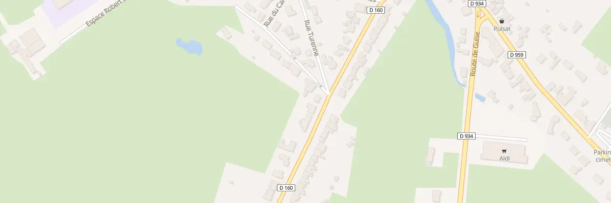 Plan du 25 Rue de la Folie à Landrecies