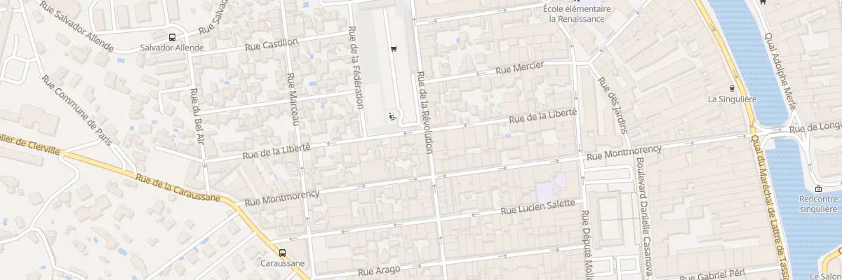 Plan du 37 Rue de la Révolution à Sète