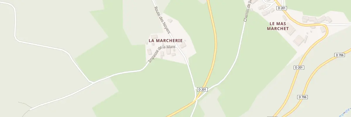 Plan du 5093 Marcherie à La Chapelle-Geneste