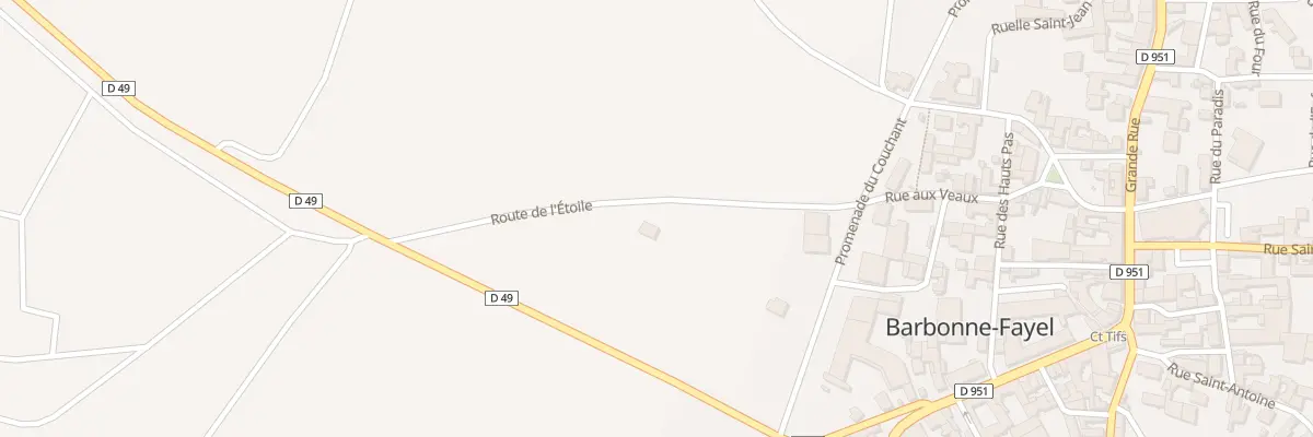 Plan du 7 Rte de l’Étoile à Barbonne-Fayel