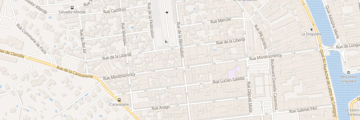 Plan du 33 Rue de la Révolution à Sète