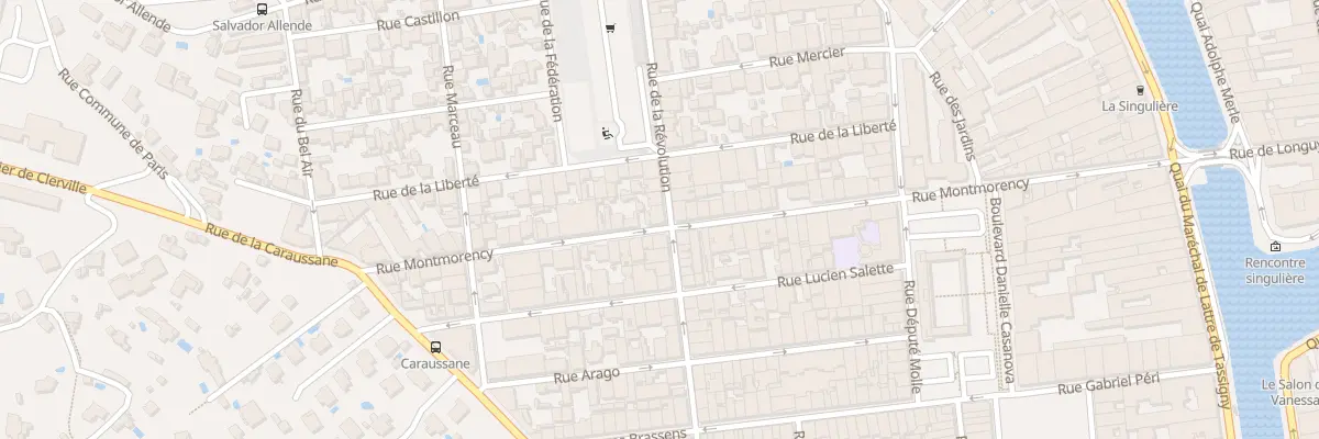 Plan du 33B Rue de la Révolution à Sète