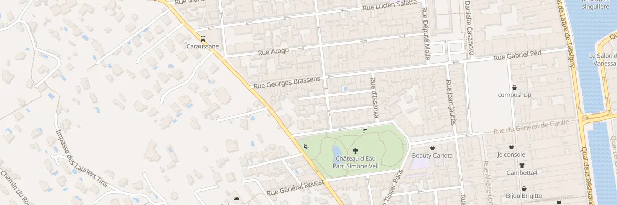 Plan du 21 Rue de la Fraternité à Sète
