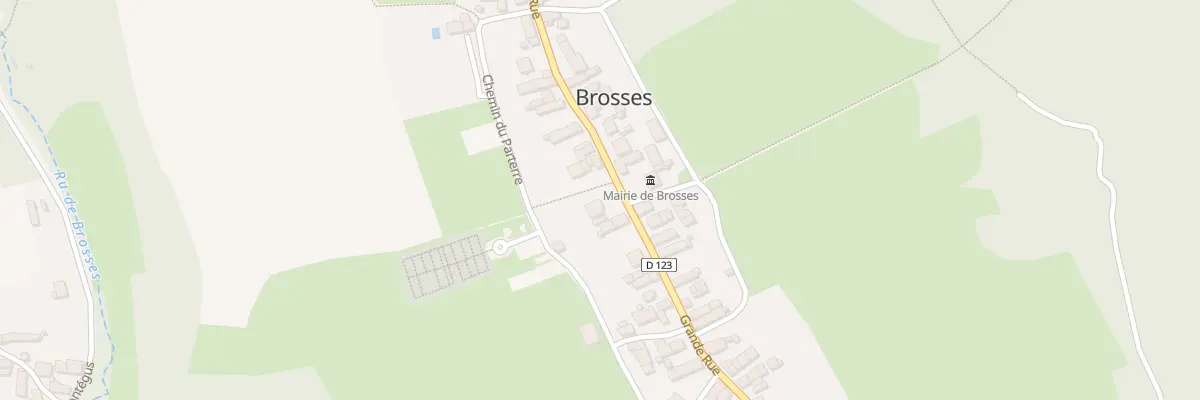 Plan du 29 Grande Rue à Brosses