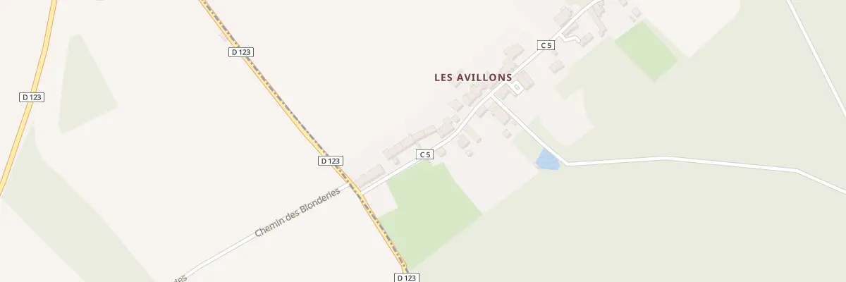 Plan du 13 Les Avillons à Mailly-la-Ville