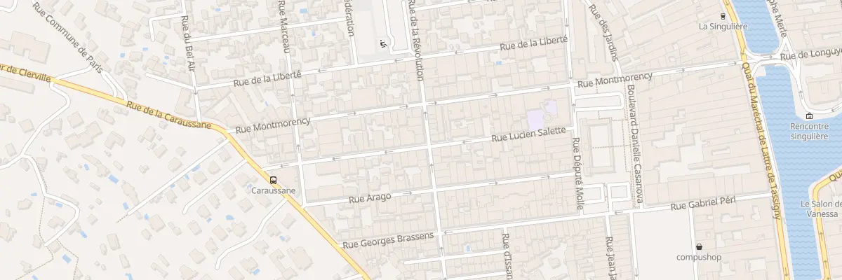 Plan du 27 Rue de la Révolution à Sète