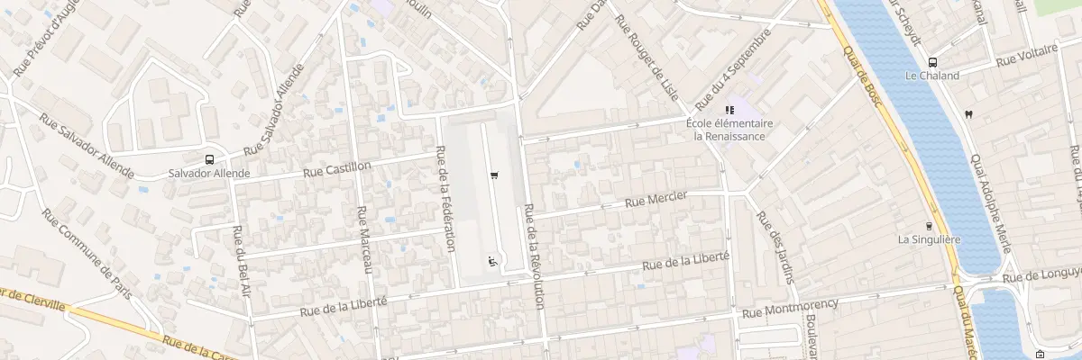 Plan du 46 Rue de la Révolution à Sète