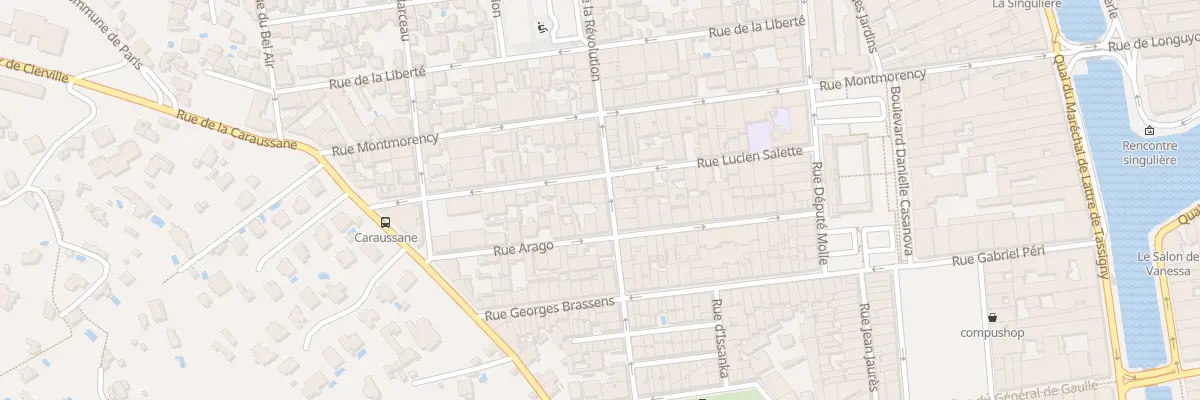 Plan du 23 Rue de la Révolution à Sète