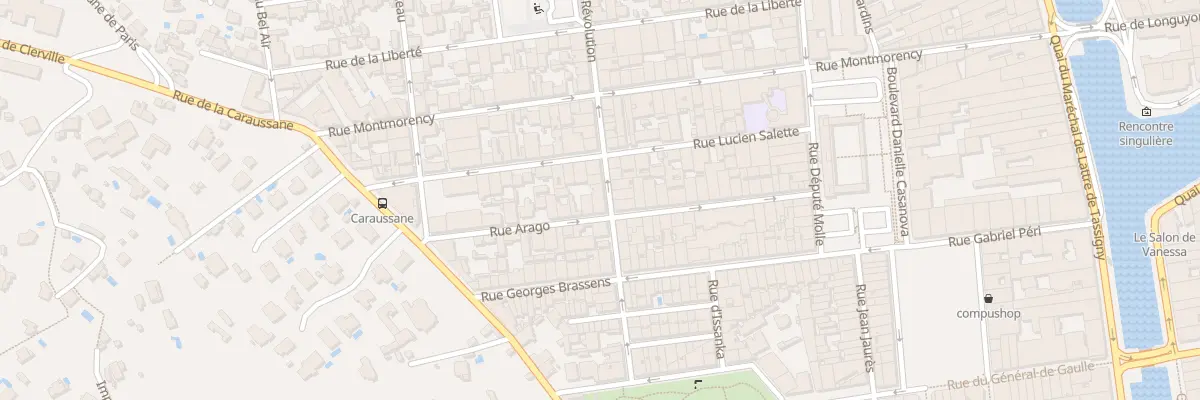 Plan du 21 Rue de la Révolution à Sète