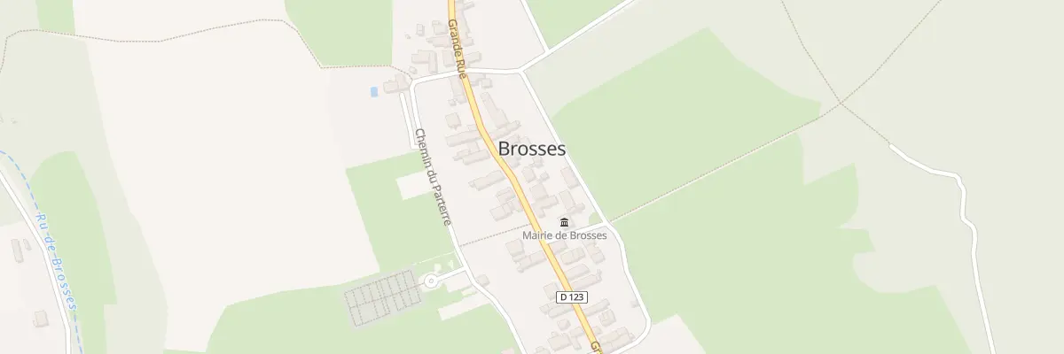 Plan du 38 Gr Grande Rue à Brosses
