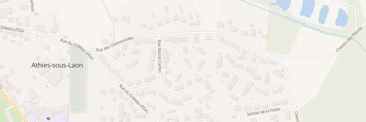 Plan du 6 Rue Jean Mermoz à Athies-sous-Laon