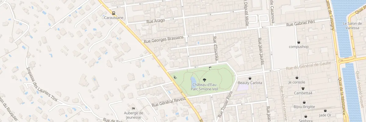 Plan du 3 Rue de la Révolution à Sète
