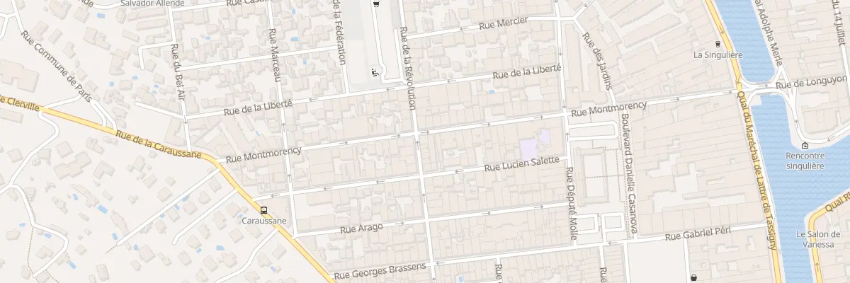 Plan du 28 Rue de la Révolution à Sète